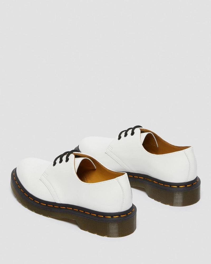 Women's Dr Martens 1461 Patent Leather Oxfords Shoes White | AU 362GSO